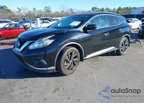 2017 Nissan Murano Platinum z USA, uszkodzony, nr VIN 5N1AZ2MG0HN186498